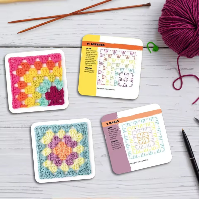 50 Granny Square Card Deck