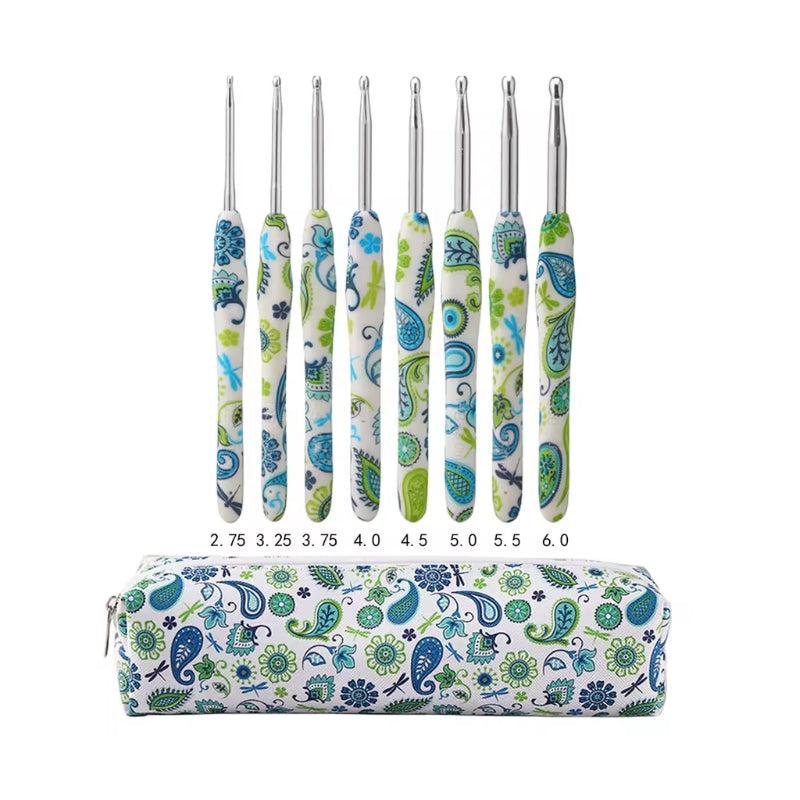 Premium 8 Crochet Hook Set