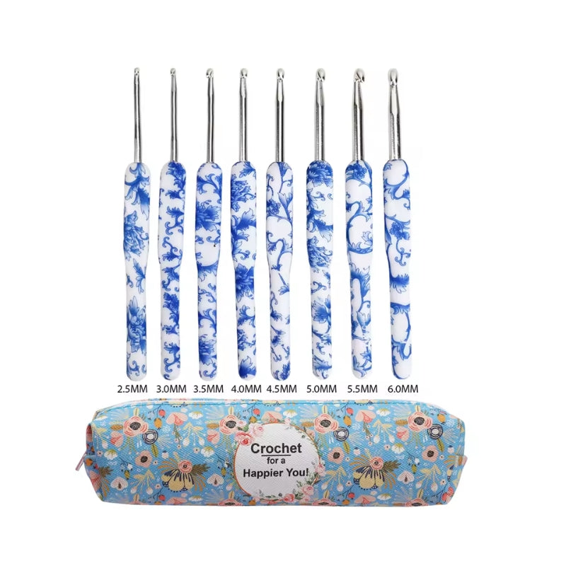 Premium 8 Crochet Hook Set