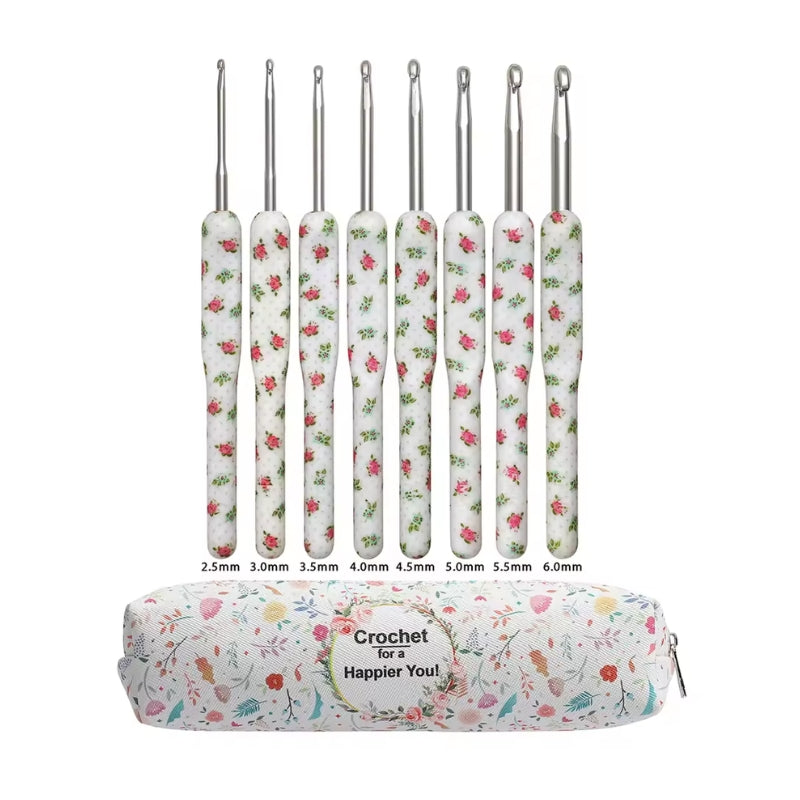 Premium 8 Crochet Hook Set