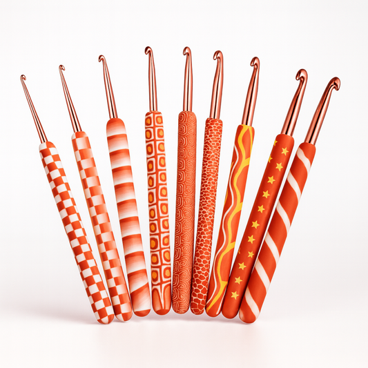 8 Christmas Crochet Hook Set